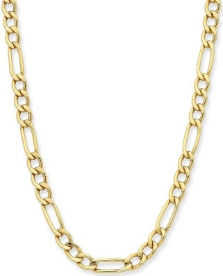 9k YG S/Filled Large Flat Curb Chain