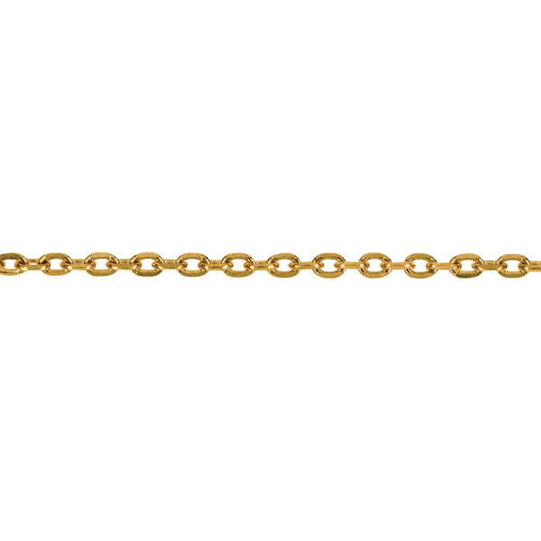 9K YG Dia Cut Cable Chain 50CM