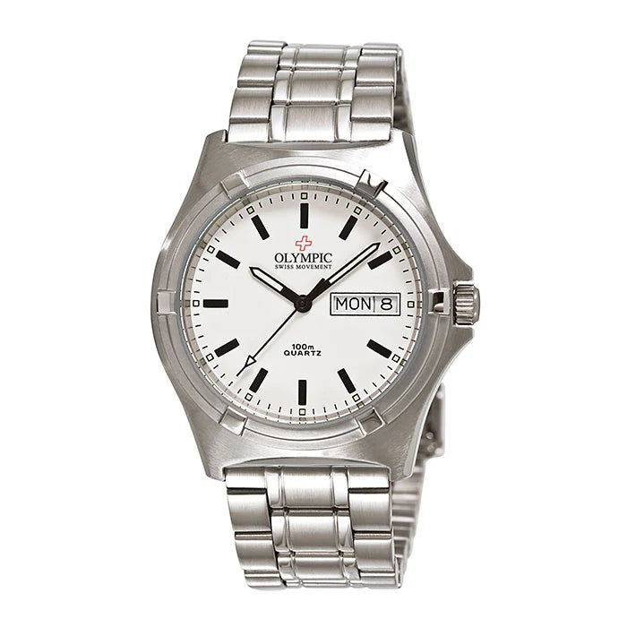 Olympic Stainless Steel Work Watch