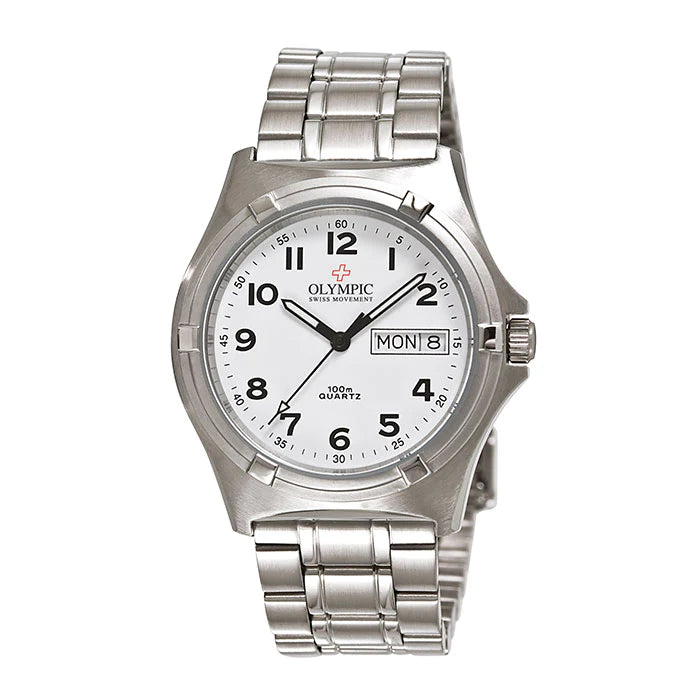 Olympic Stainless Steel Work Watch
