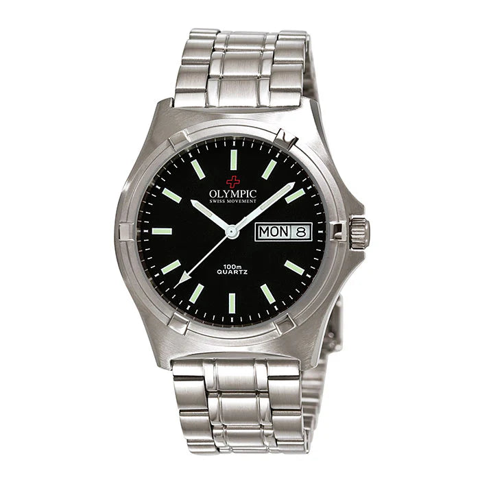 Olympic Stainless Steel Work Watch