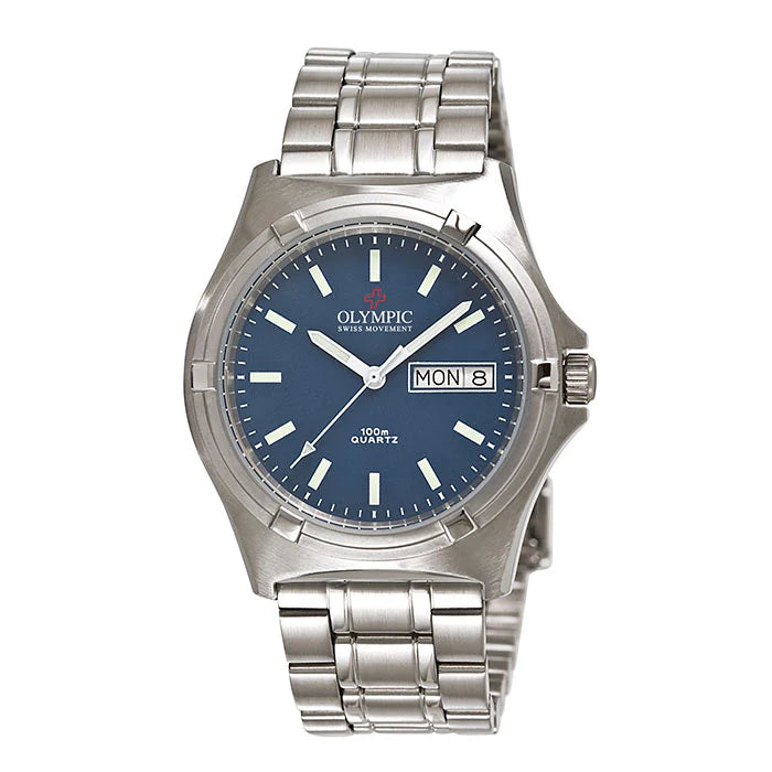 Olympic Stainless Steel Work Watch