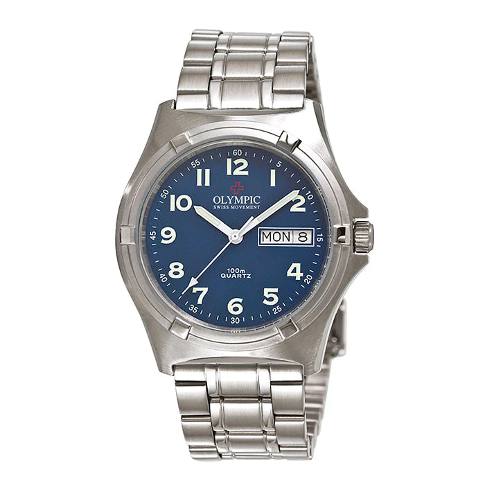 Olympic Stainless Steel Work Watch