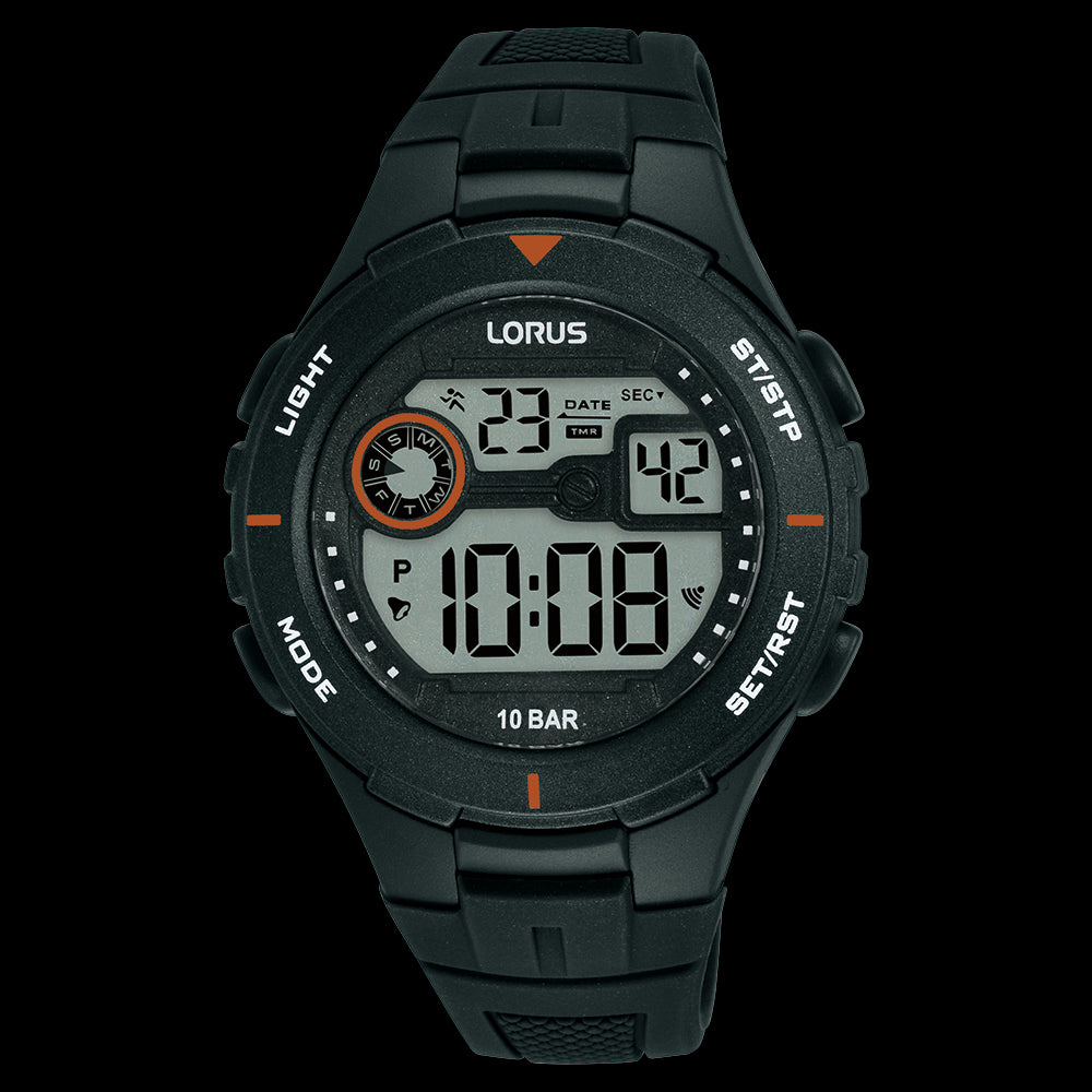 Lorus Black Digital Watch