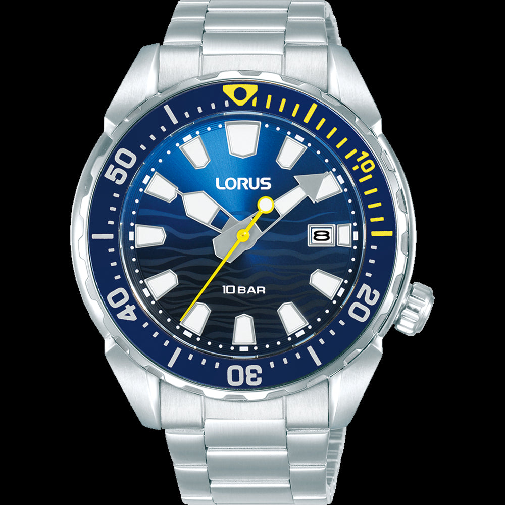 Lorus Gents Steel Sports Watch