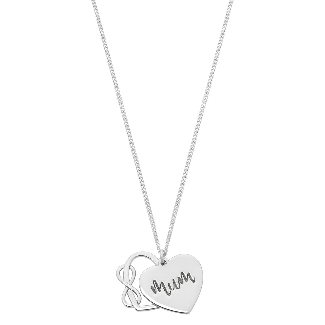 Sterling Silver Mum Pendant