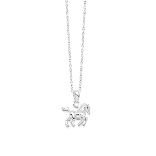 S/Silver Tiny Treasures Sterling Silver Children’S Necklace With Horse Pendant