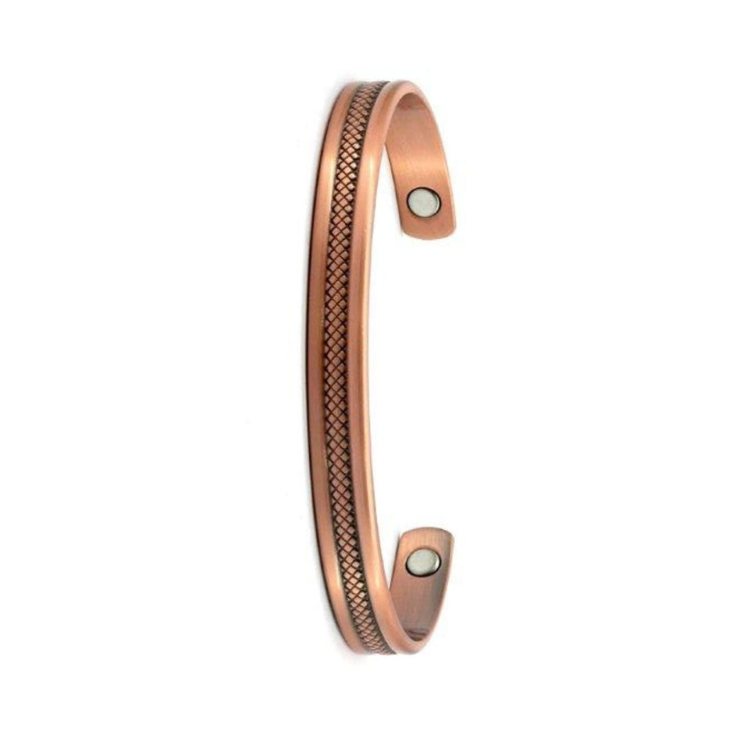 Copper Mesh Pattern Bangle