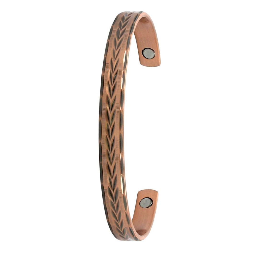 Copper Arrow Design Bangle