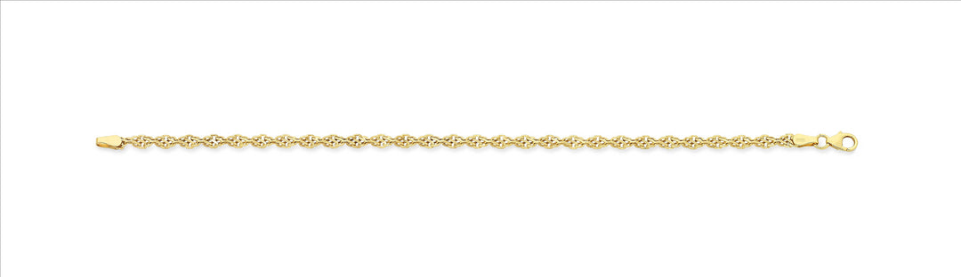 9k YG S/Filled Twist Bracelet