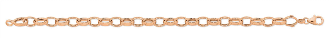 9k RG Oval Belcher Bracelet