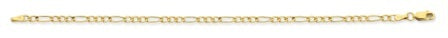 9k YG S/Filled Curb Bracelet