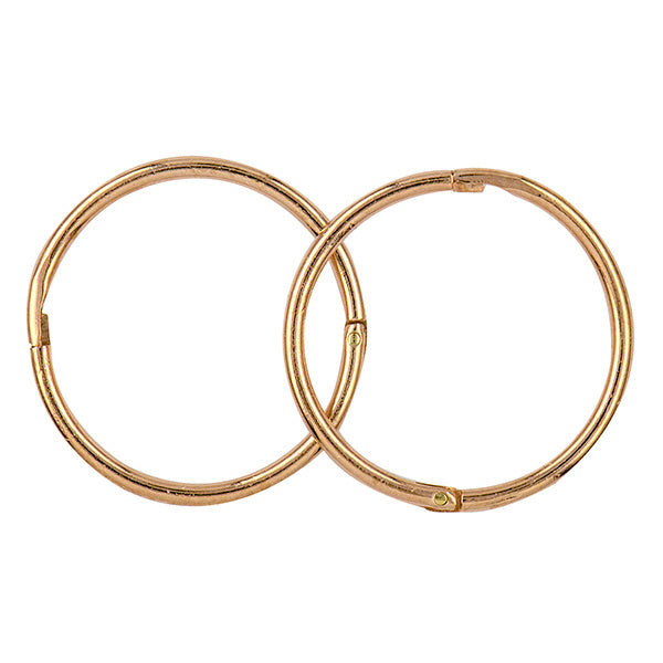 9K Yellow Gold 14Mm Plain Sleepers