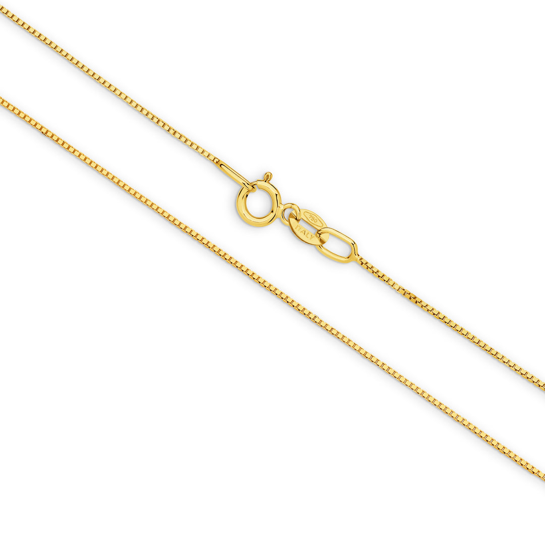 9K YG Box Chain 50CM