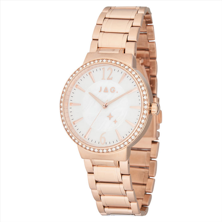 Jag Ladies "Skye" Rose/White Watch