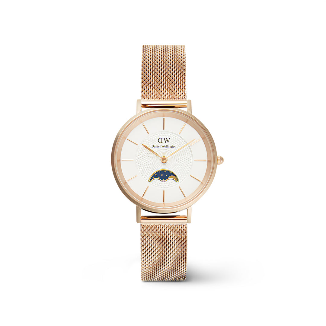 Daniel Wellington Lune Moonphase Melrose Rose Gold Watch