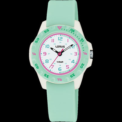 Lorus Youth Teal & Pink Watch