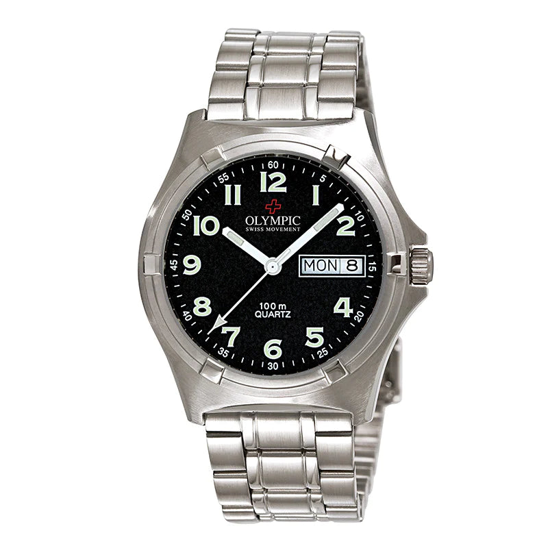 Olympic Stainless Steel Work Watch