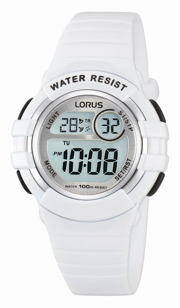 Lorus Kids White Digital Watch