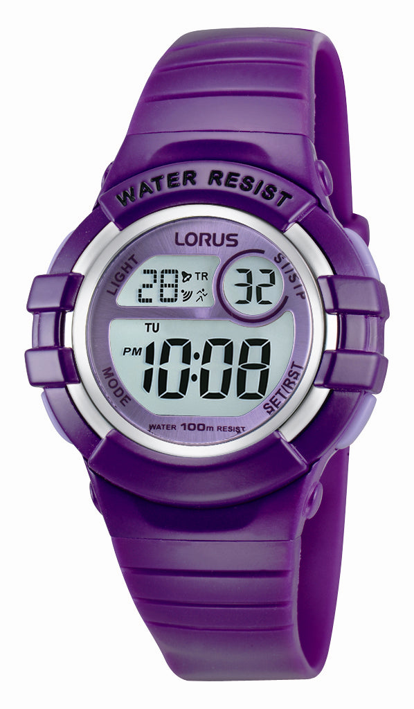 Lorus Kids Purple Digital Watch