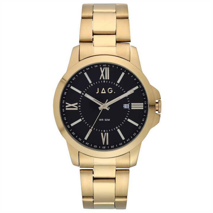 Jag Gents Gold & Black Watch