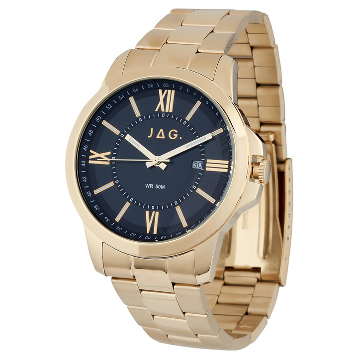 Jag Gents Gold & Black Watch