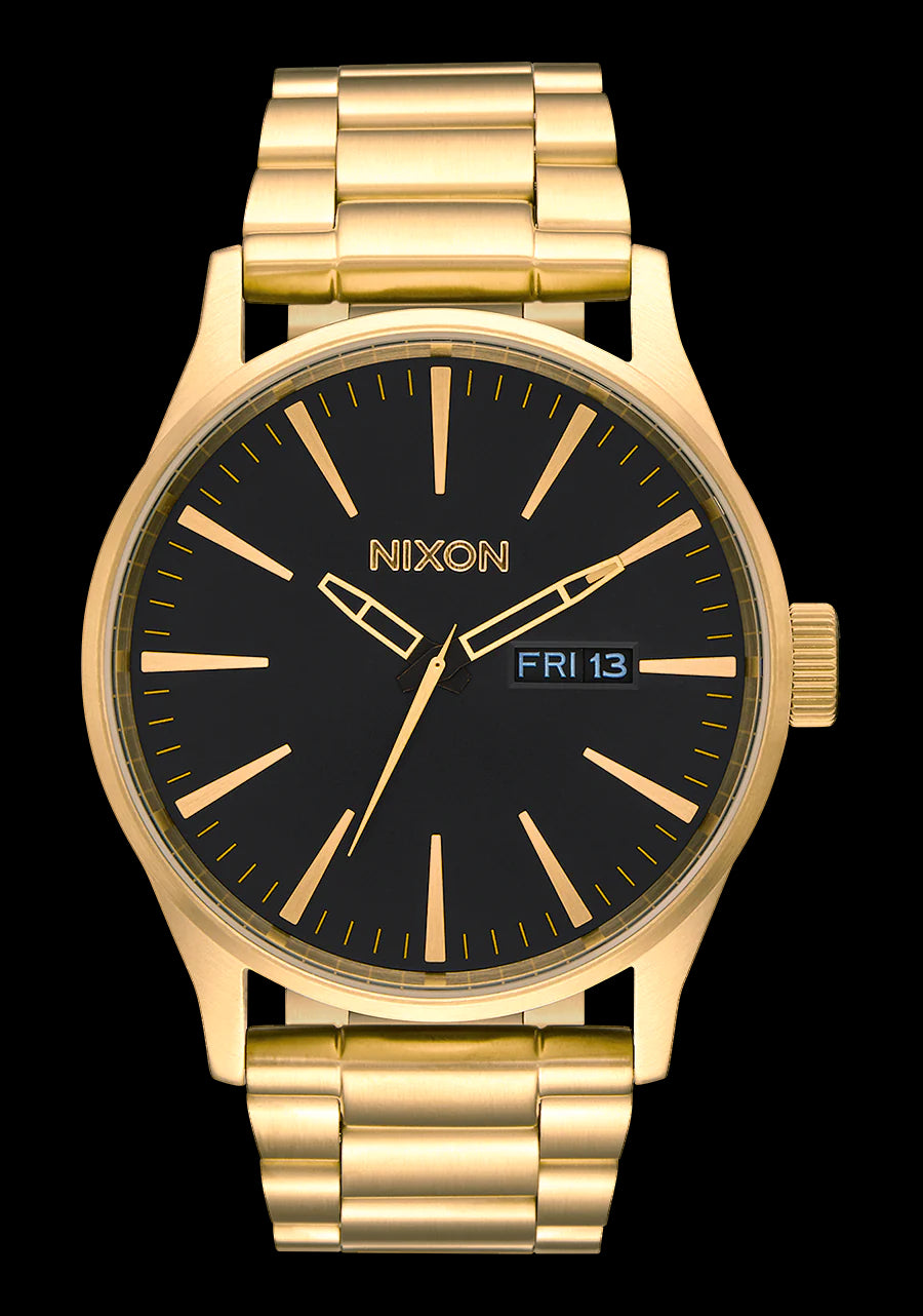 Nixon Sentry Gold Watch