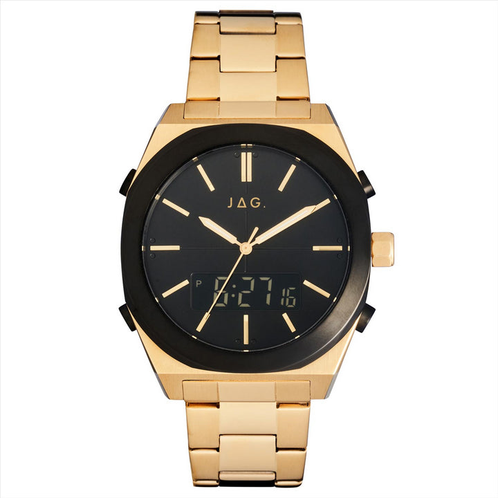 Jag Gents "Lincoln" Gold/Black Watch