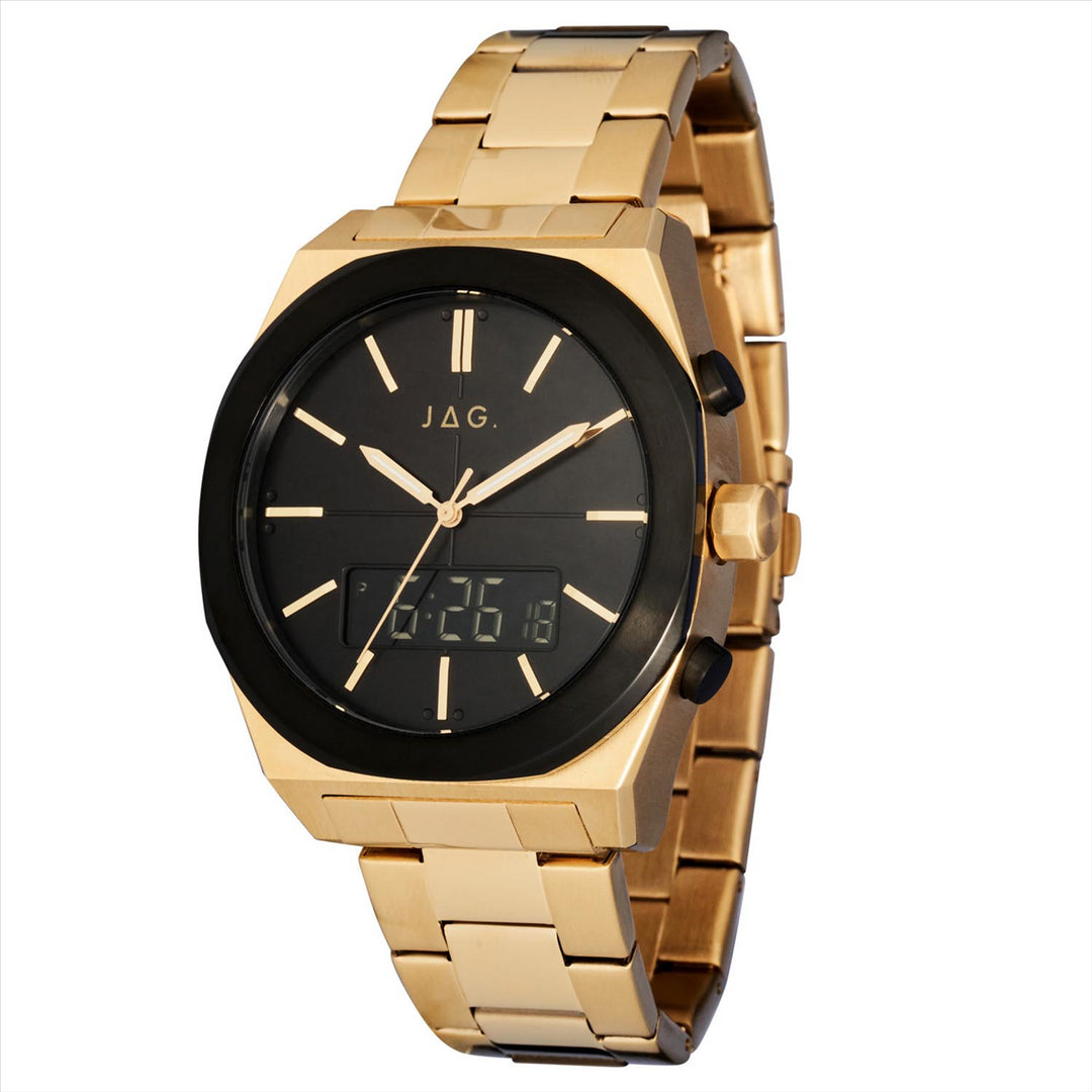 Jag Gents "Lincoln" Gold/Black Watch