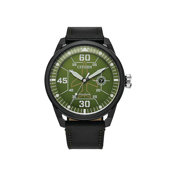 Citizen Gents Black Eco-Drive Watch