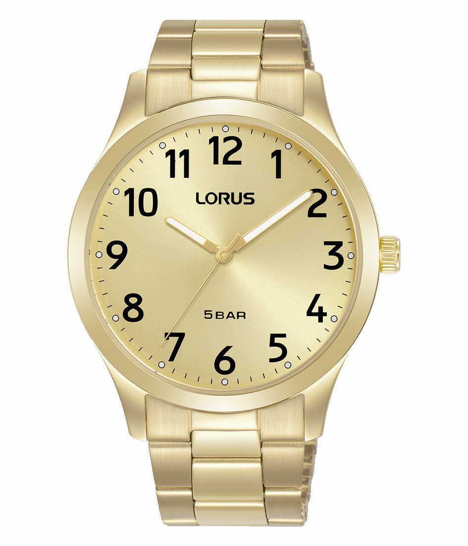 Mens Lorus Gold Watch