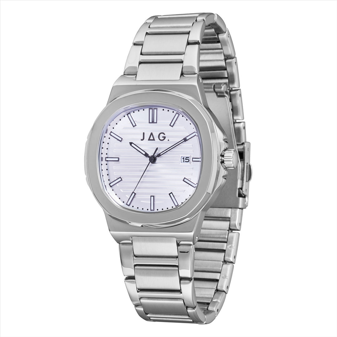 Jag Gents "Eaton" Silver Dial
