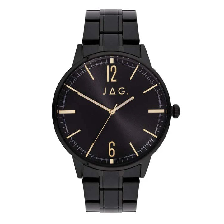 Jag Gawler Black Stainless Steel 45Mm Watch