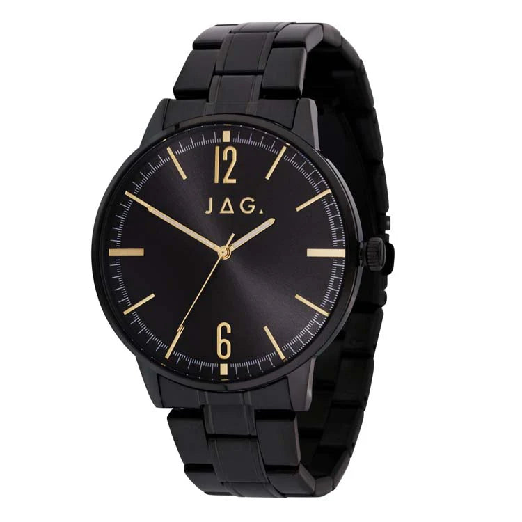 Jag Gawler Black Stainless Steel 45Mm Watch