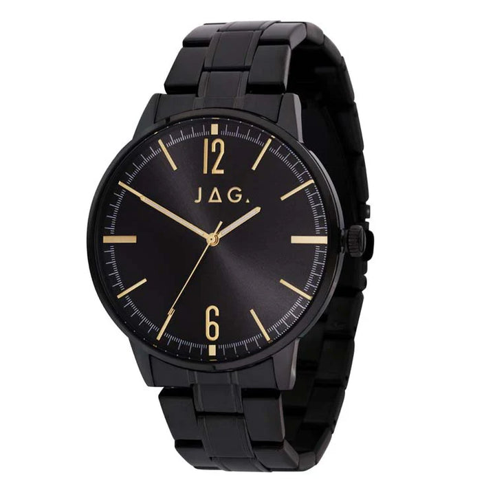 Jag Gawler Black Stainless Steel 45Mm Watch