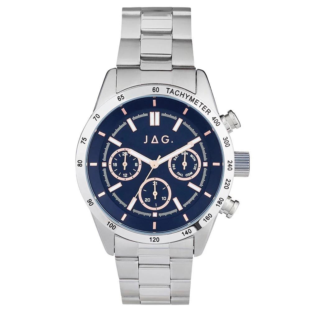 Jag 'Alain' Chronograph Steel Gents Watch
