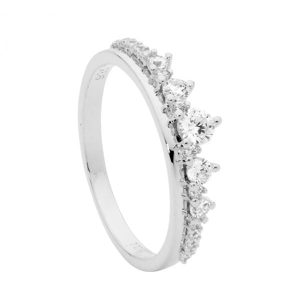 Ellani SIlver CZ Ring