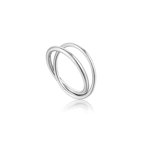 Ania Haie Silver Double Wrap Ring