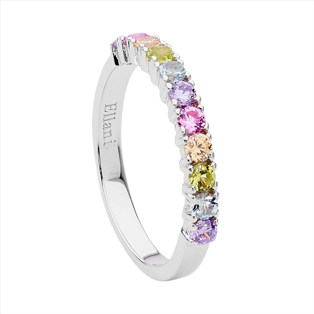 Ellani Jewellery single row ring. Ellani Jewellery single row ring.