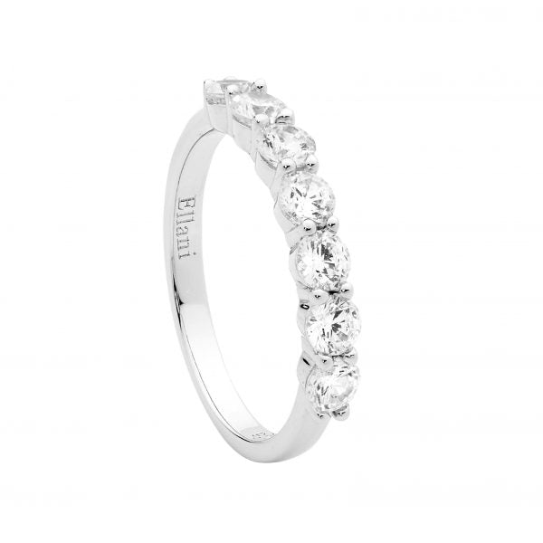 Ellani Silver CZ Ring