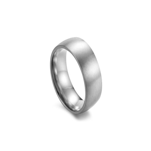 Blaze Stainless Steel Men’s Ring, 8MM Size 11