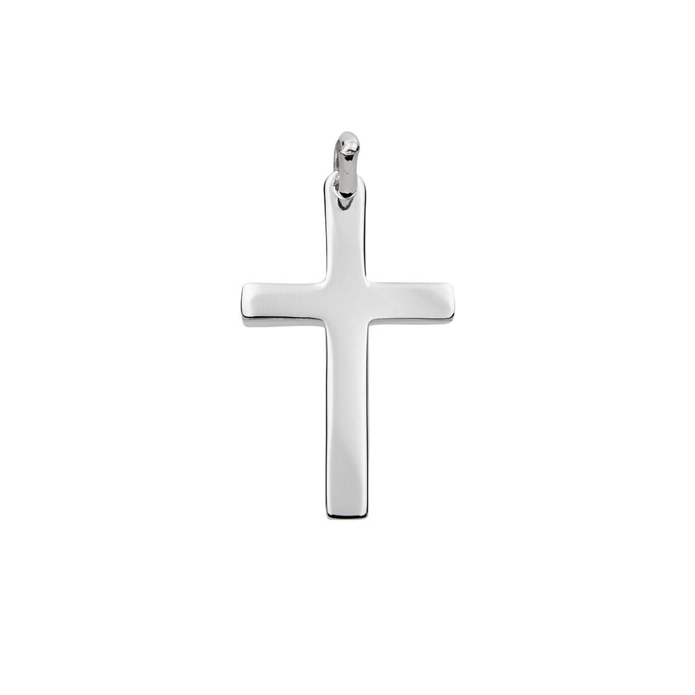Silver Plain Cross Pendant