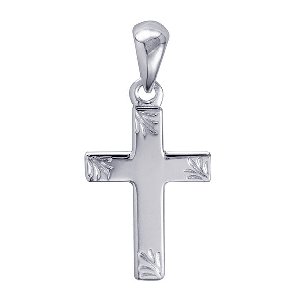 S/Silver Fancy Cross Pendant