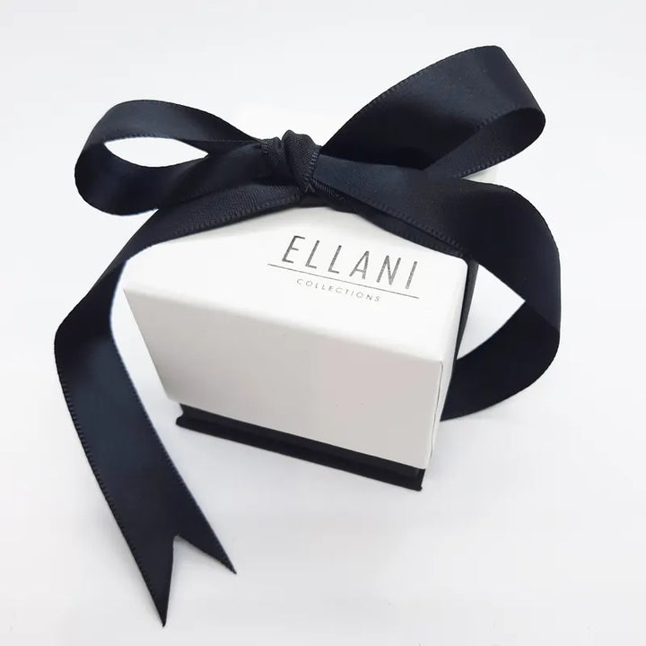 Ellani Silver Pastel CZ Circle Necklace