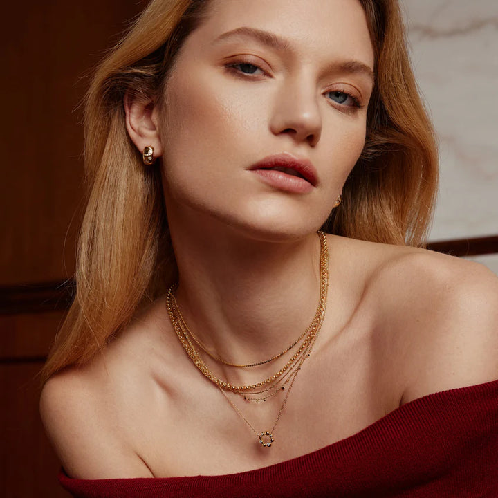 Ania Haie Gold Plated Mini Bead Necklace