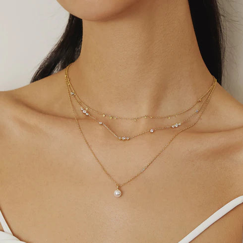 Ania Haie YG Plated Mini Disc Necklace