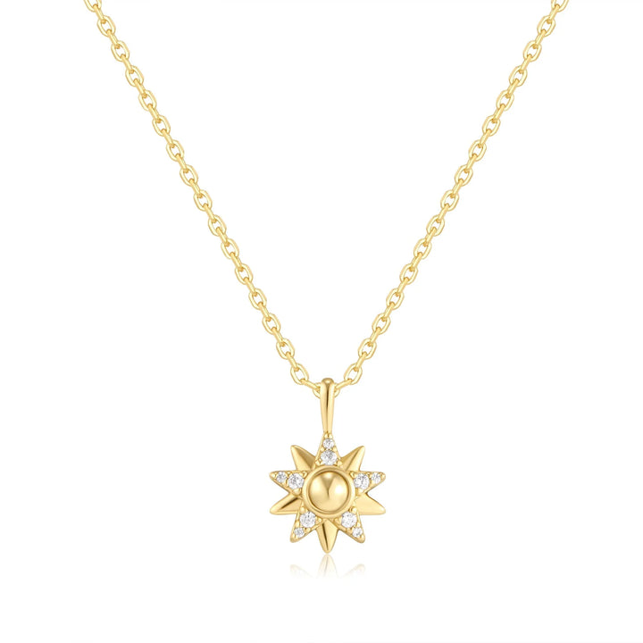 Ania Haie Gold Sunburst Necklace