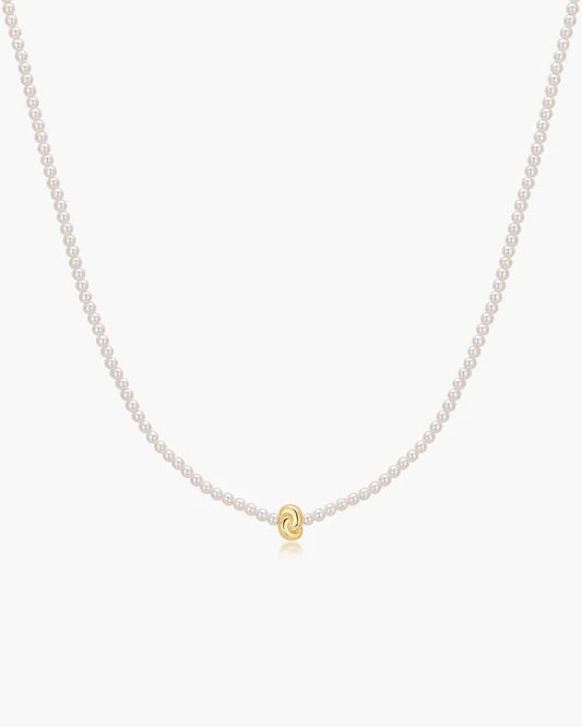Ania Haie Sytnethic Pearl Necklace