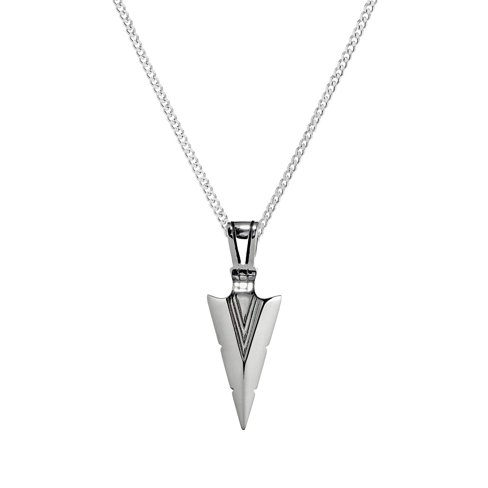 Blaze Steel Spearhead Necklace