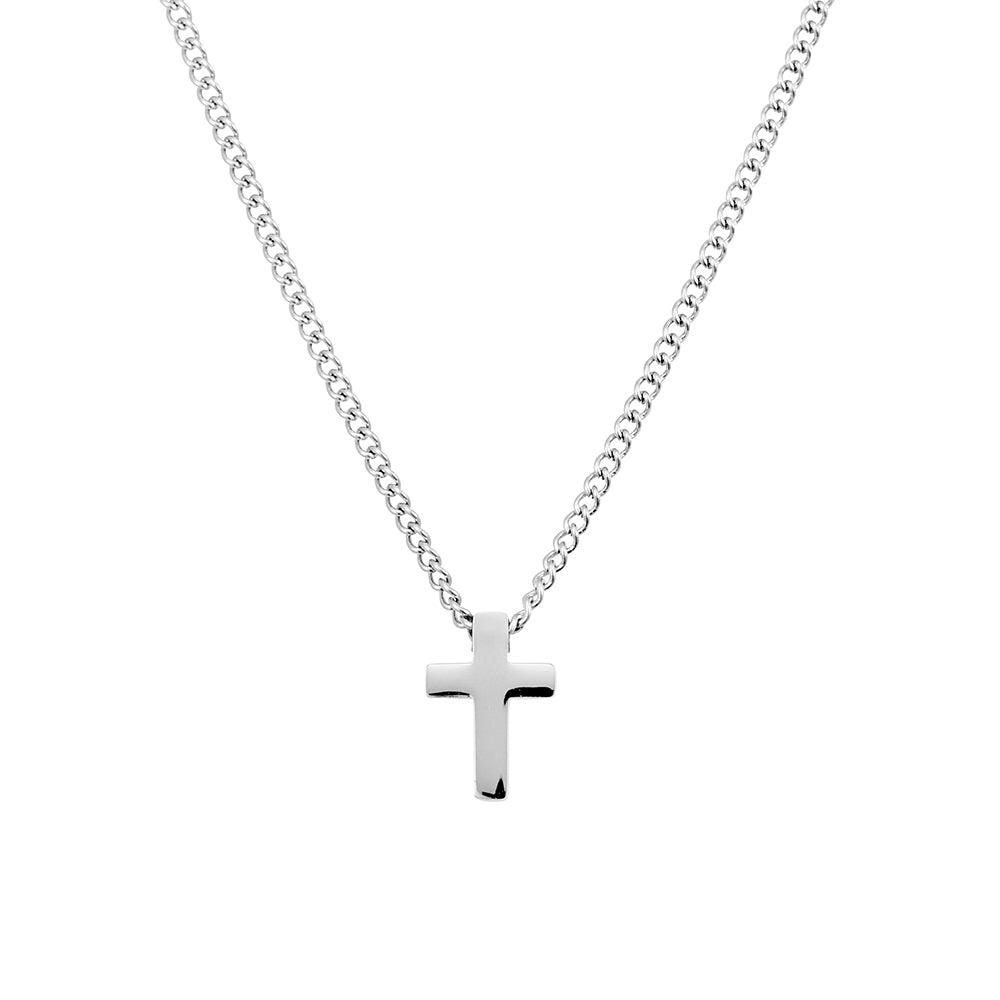 Blaze Stainless Steel Men's Cross Necklace